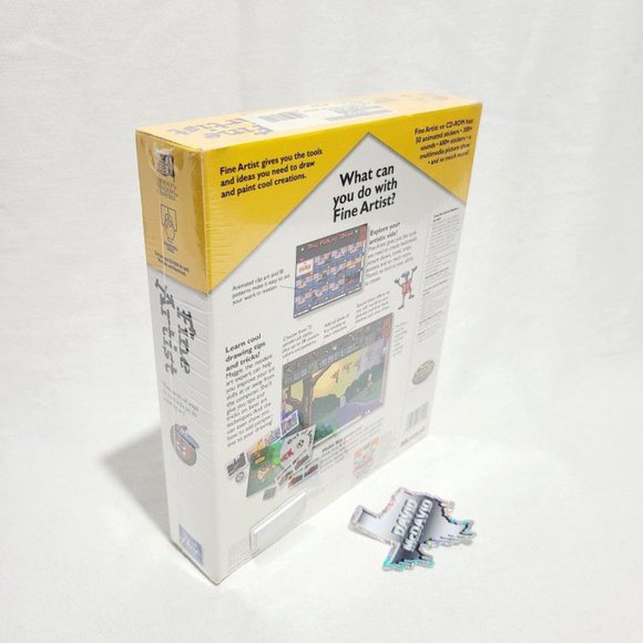 1994 Microsoft Home Fine Artist CD-ROM Software PC Mac - Factory Sealed - Picture 4 of 7